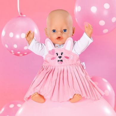 Одежда для куклы BABY BORN ПЛАТЬЕ С ЗАЙКОЙ (43 сm) 832868