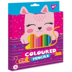 Олівці кольорові 24 кольорів Cats YES 290602