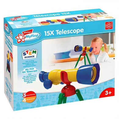Оптический прибор Edu-Toys Мой первый телескоп 15x JS005