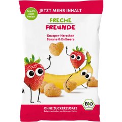 Органічні кукурудзяні палички Полуниця-банан Freche Freunde 523094 4260618523094