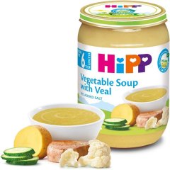 Овочевий суп HiPP З ніжною телятиною з 6 місяців 190 г 7983