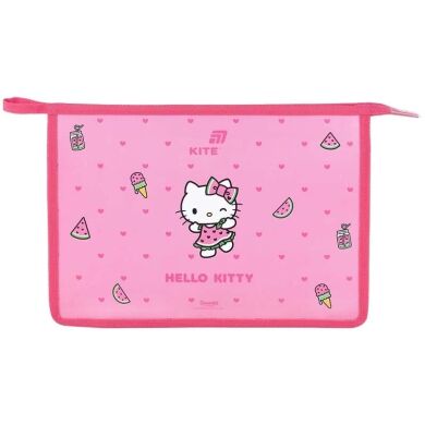 Папка на блискавці A4+, Hello Kitty Kite HK26-428