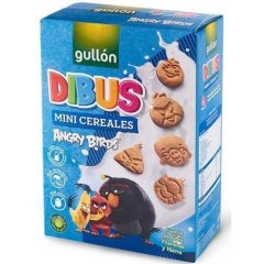 Печенье Gullon Dibus «Angry Birds» mini cereale, 250 г T3920 8410376039207