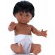 Пупс с анатомическими признаками с волосами мальчик The Doll Factory Tiny babies 34 см 06.61706