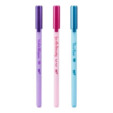 Ручка YES масляна «Glam», 0, 7мм, синя 412014