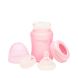 Скляна дитяча пляшечка Everyday Baby 150мл із силіконовим захистом 10208, Рожевий