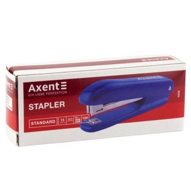 Степлер Axent Standard пластиковий 15 аркушів №10/5 Чорний 4222-01-A