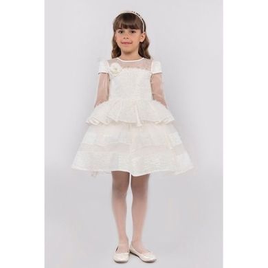 Сукня дитяча з обробкой Valon Pamina 4 Білий 19601