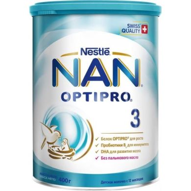 Суміш Nestle NAN 3 з 12 місяців 400 г 12297791 7613032476175