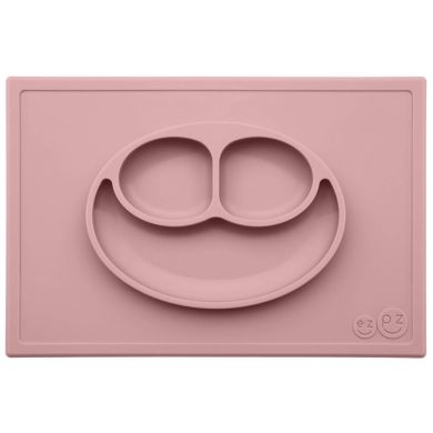 Тарелка-коврик EZPZ розовый HAPPY MAT BLUSH, Розовый