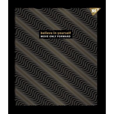 Зошит для записів А5/96 лін. YES Good vibes мат. ВДЛ+ УФ-спл+Pantone Gold 766911