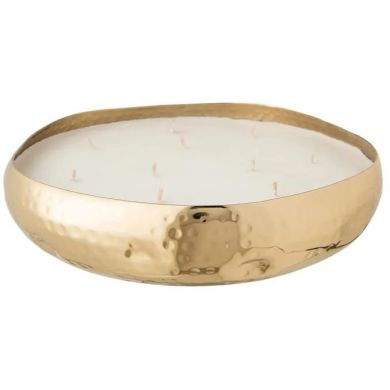 Ароматическая свеча M-Chic, металлическая, золотая XL 36 см J-LINE 16137