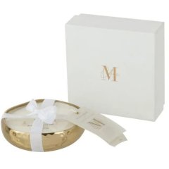 Ароматическая свеча M-Chic, металлическая, золотая XL 36 см J-LINE 16137