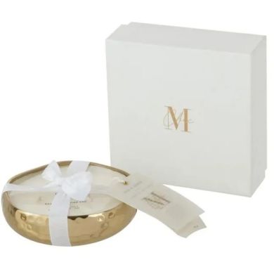 Ароматическая свеча M-Chic, металлическая, золотая XL 36 см J-LINE 16137
