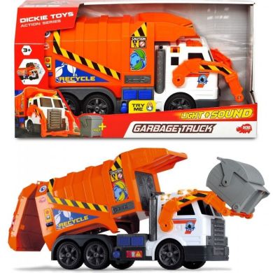 Авто мусоровоз Dickie Toys со звуковыми и световыми эффектами 3308369