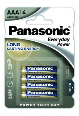Батарейки Panasonic Everyday Power AAA BLI 4 Alkaline 4 шт LR03REE/4BR