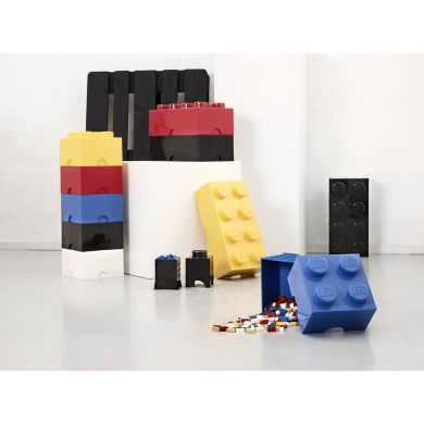 Чотирьохточковий чорний контейнер для зберігання Х4 Lego 40031733