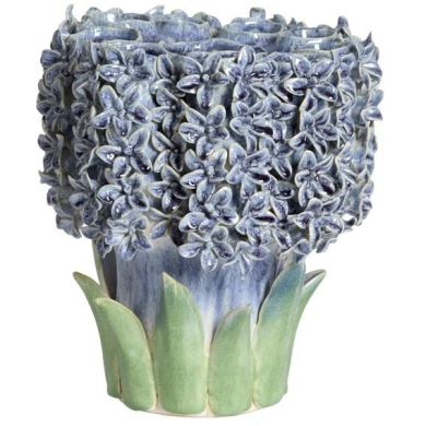 Декоративна ваза 30x29x32,5 cm FLOWER, кераміка, зелено-блакитна Light&Living 5778580