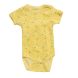 Детский комбинезон для девочки Bebetto с открытой ножкой 0-3м/62см желтый 2 шт T 1974