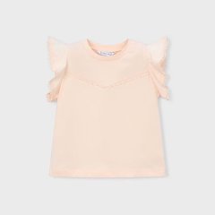 Футболка с оборками Mayoral 92 Коралловый 3008