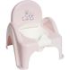 Горшок-стульчик Зайчики с музыкой Розовый Tega baby PO-065-104, Розовый
