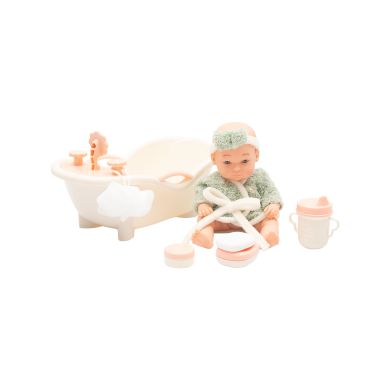 Игрушечная ванночка с куклой и аксессуарами W6915A
