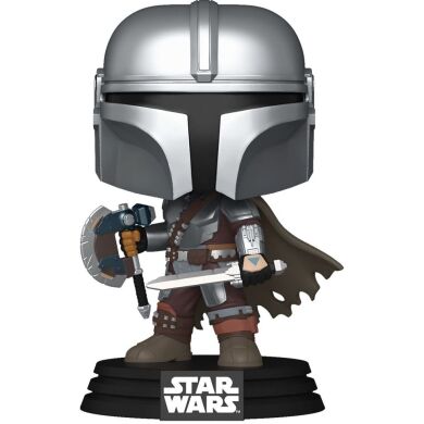 Игровая фигурка FUNKO POP! серии Мандалорец и Грогу - МАНДАЛОРЕЦ С ОРУЖИЕМ Funko 90824