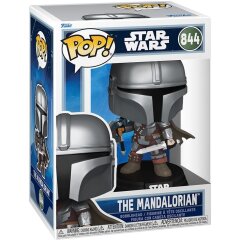 Игровая фигурка FUNKO POP! серии Мандалорец и Грогу - МАНДАЛОРЕЦ С ОРУЖИЕМ Funko 90824