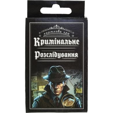 Карткова гра Strateg Кримінальне розслідування розважальна українською мовою (30418) 30418