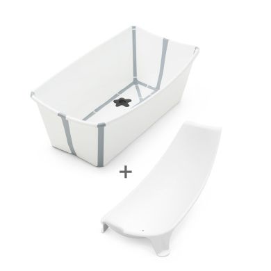 Комплект ванна для купання Stokke Flexi Bath і підставка, білий 531501