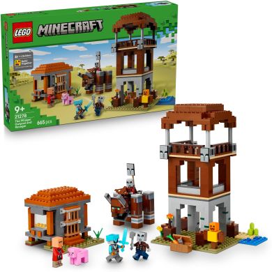 Конструктор Аванпост разбойников и опустошитель LEGO Minecraft 21278