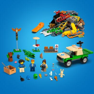 Конструктор Миссии спасения диких животных LEGO City 60353