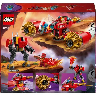 Конструктор Штормовий робот-вершник Кая LEGO Ninjago 71830