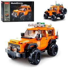 Конструктор SLUBAN M38-B1013 Model Bricks: Джип SUV оранжевый, 302 дет.