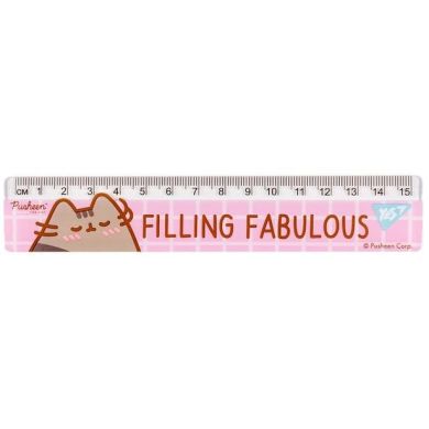 Лінійка Yes 15 см Pusheen 370655