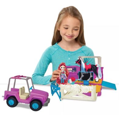 Кукла та лошадь у загоні з аксесуарами Winner's Stable Deluxe Vet Trailer 35,5x51x16,5 см 53190