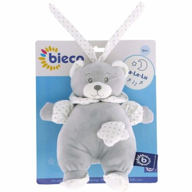 Музичний мобіль Bieco Cosmo Bear Сірий ведмедик 17010082, Сірий