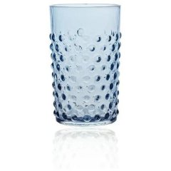 Набор 4шт стаканов Underlay Blue Smoke Hobnail KLIMCHI 21013/200-334/27/4