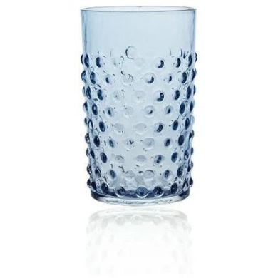 Набір 4шт склянок Underlay Blue Smoke Hobnail KLIMCHI 21013/200-334/27/4