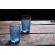 Набір 4шт склянок Underlay Blue Smoke Hobnail KLIMCHI 21013/200-334/27/4