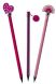 Олівці з фігурним кріпленням, рожеві Tinc TOPNC3PK
