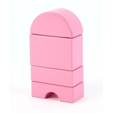 Дерев'яна розвиваюча іграшка для дітей Oops Котик 16007.21, Рожевий