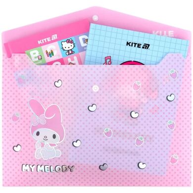 Папка на кнопці А4, Hello Kitty Kite HK25-244-3