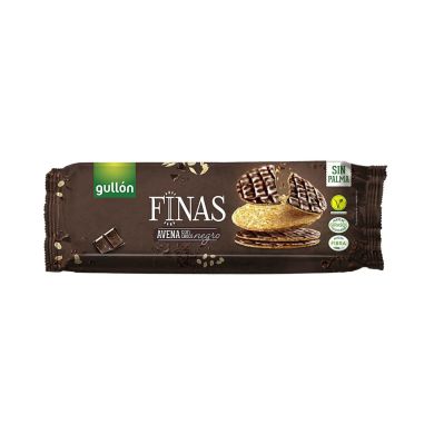 Печиво GULLON Finas вівсяне з темним шоколадом, 150г 8410376064490