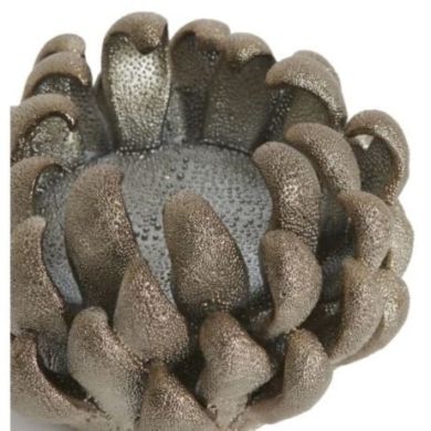 Подсвечник для свечи-таблетки &Oslash;10,5x7,5 см SERINA, фарфор, бронзовый Light&Living 7793650