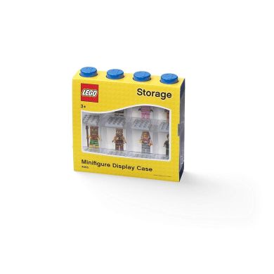 Пластиковый кейс для 8 минифигур LEGO, синий 40650005
