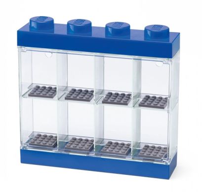 Пластиковий кейс для 8 мініфігур LEGO, синій 40650005