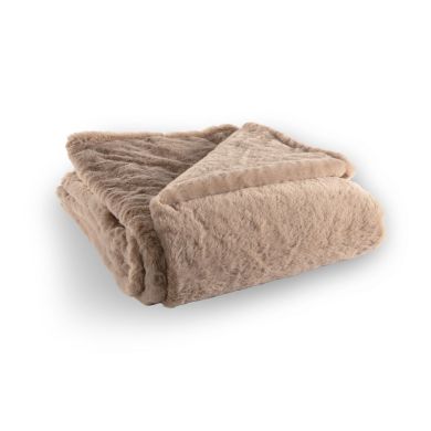 Плед RUBY 150x200 см, серо-коричневый Tiseco 3611TAUPE