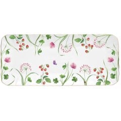 Прямоугольный поднос 36x16 см из фарфора EN PLEIN AIR POZZI MILANO M006R1289ENPL