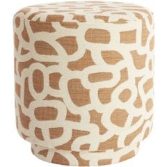 Пуф &Oslash;40x44 см DAVONTE терра+кремовый Light&Living 5511490